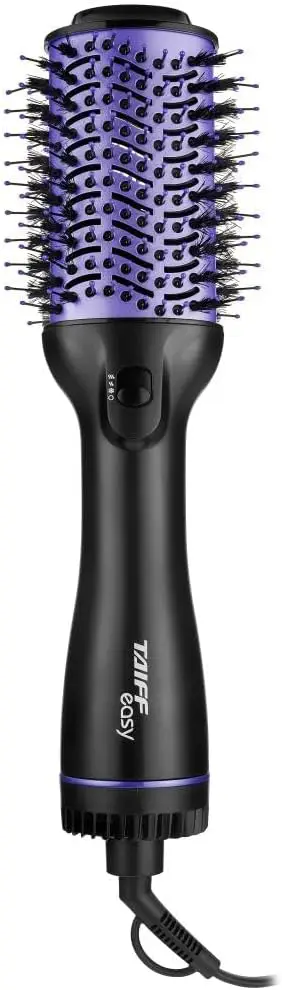 Escova Taiff Easy Oval Secadora Alisadora Volumizadora Lilás 220V